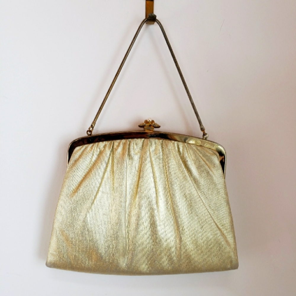 1950s gold Andes Vintage purse